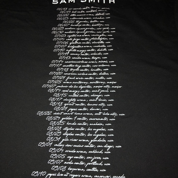 Sam Smith Tour 2018 Shirt Tshirt Unisex Size L. 
Only worn once 22 “ x 25” - Picture 6 of 6
